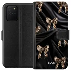 Gustaf - Pl&aring;nboksfodral till Samsung Galaxy S10 Lite med Leopard Bow
