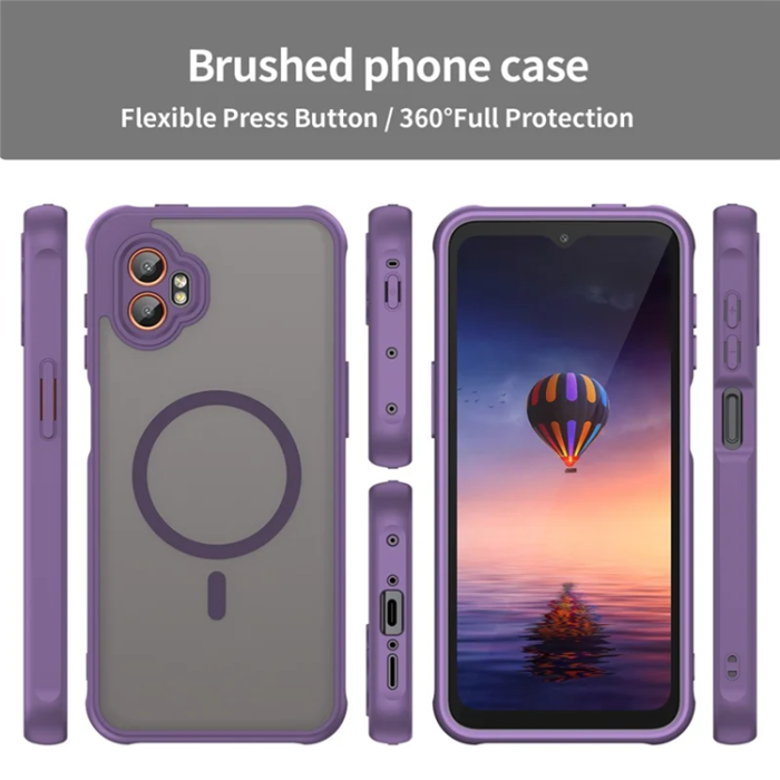 A-One Brand - Galaxy XCover 7 Pro Mobilskal MagSafe Anti-Drop - Lila