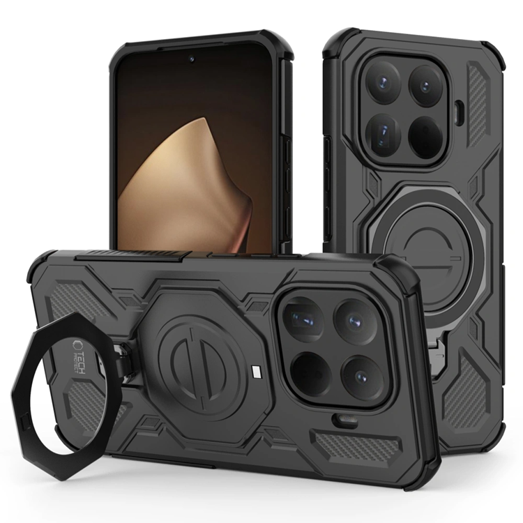 Tech-Protect Mobilskal för Xiaomi 15T Pro MagSafe Tacticstand - Matt Svart