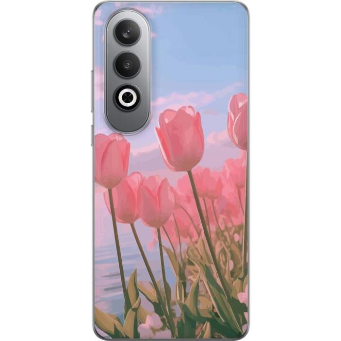 iSecrets - Mobilskal till OnePlus Nord CE4 med Rosa Tulpaner