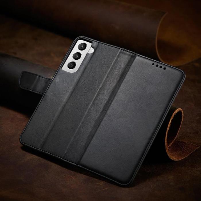 UTGATT5 - Magnet Elegant Kickstand Fodral Samsung Galaxy S21 Ultra 5G - Svart
