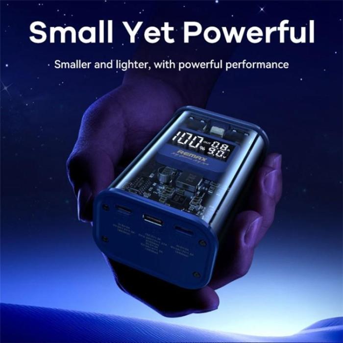 Remax - REMAX RPP-570 10000mAh Power Bank PD 20W Snabbladdning - Grå
