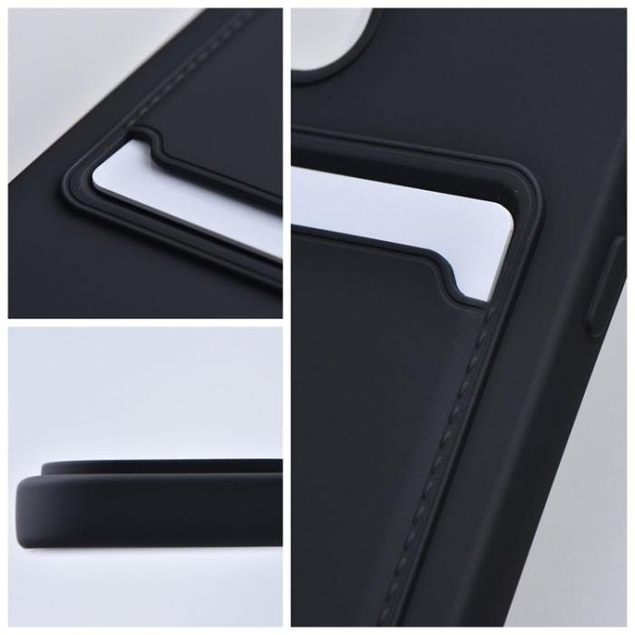 OEM - iPhone 16 Mobilskal Korthållare - Svart
