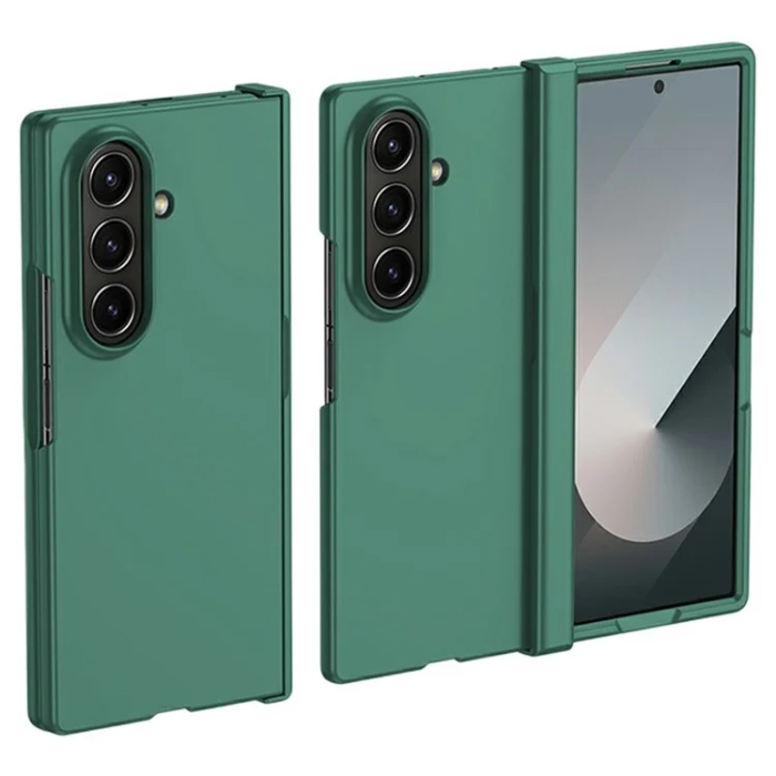 ABEEL - ABEEL Galaxy Z Fold 7 Mobilskal Skin Feel - Mörkgrön
