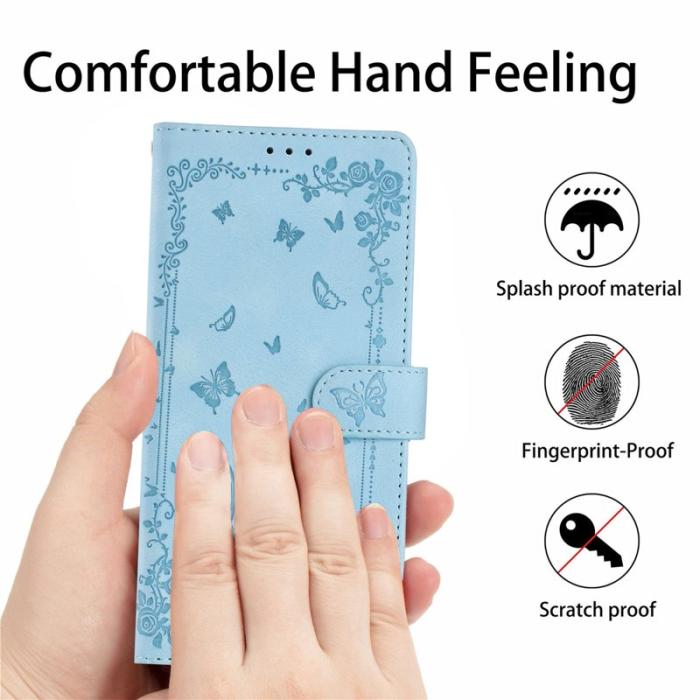 OEM - Samsung Galaxy S26 Ultra Fodral Konstläder Garden - Baby Blue