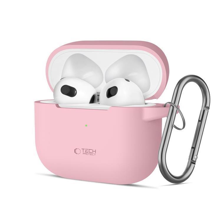 Tech-Protect Apple Airpods 3 Skal Silikon Hook - Dusty Rosa | 2353 | AlltMobil
