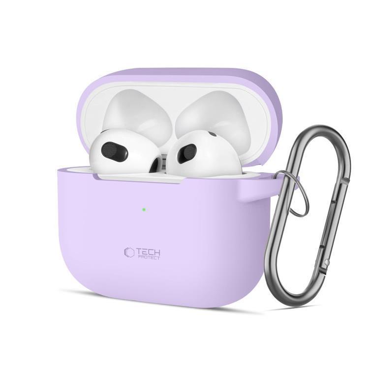Tech-Protect Apple Airpods 3 Skal Silikon Hook - Lavender | 2353 | AlltMobil