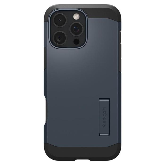 Spigen - Spigen iPhone 16 Pro Mobilskal MagSafe Tough Armor - Metal Slate
