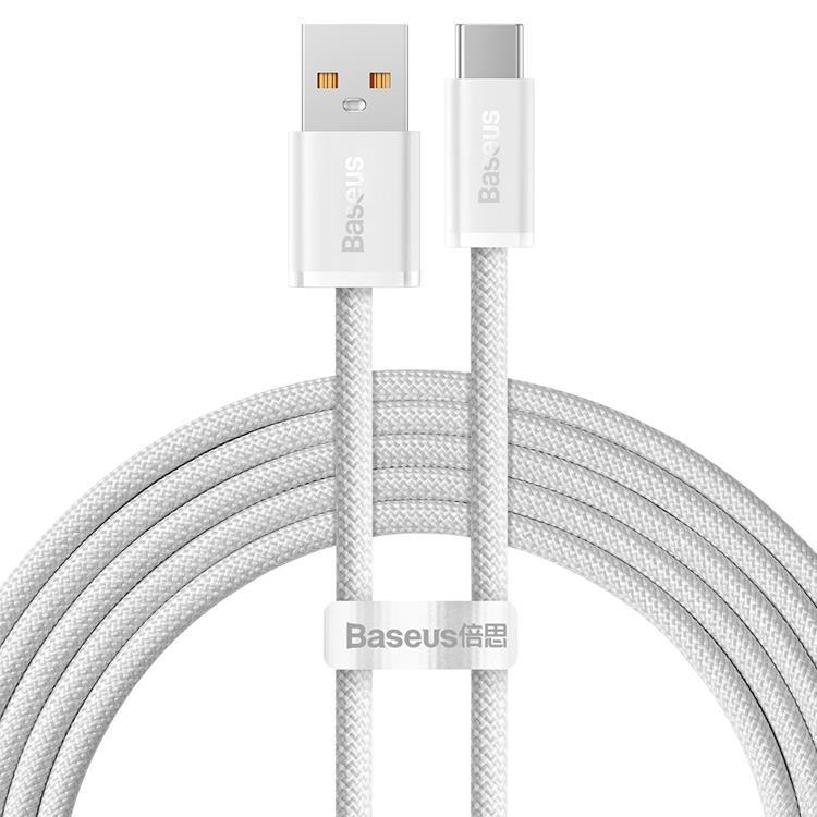 Baseus Dynamic USB-C till USB-A kabel 100W 2m - Vit | 3541 | AlltMobil