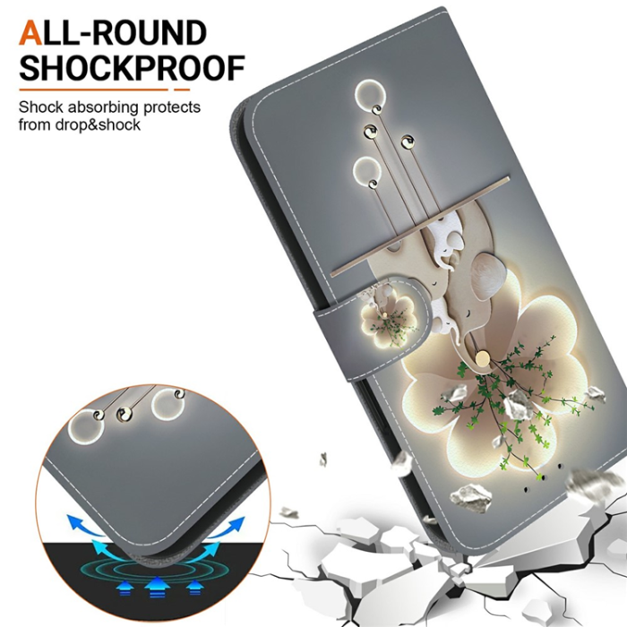 A-One Brand - Sony Xperia 1 VII Plånboksfodral med Lanyard Printing - Grå