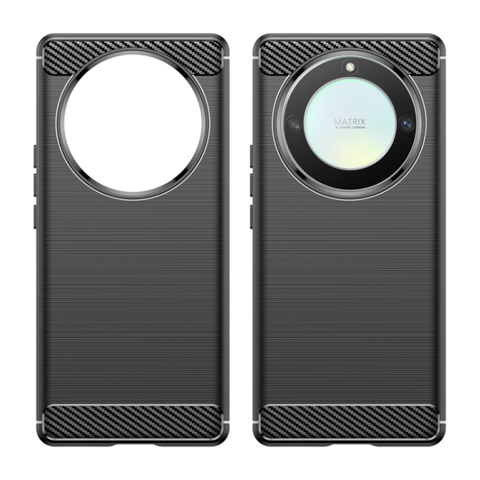 UTGATT1 - Huawei Honor Magic5 Lite/X40/X9a Mobilskal Carbon - Svart