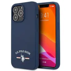 US Polo - US Polo Silicone Collection Skal iPhone 13 Pro Max - Marinblå