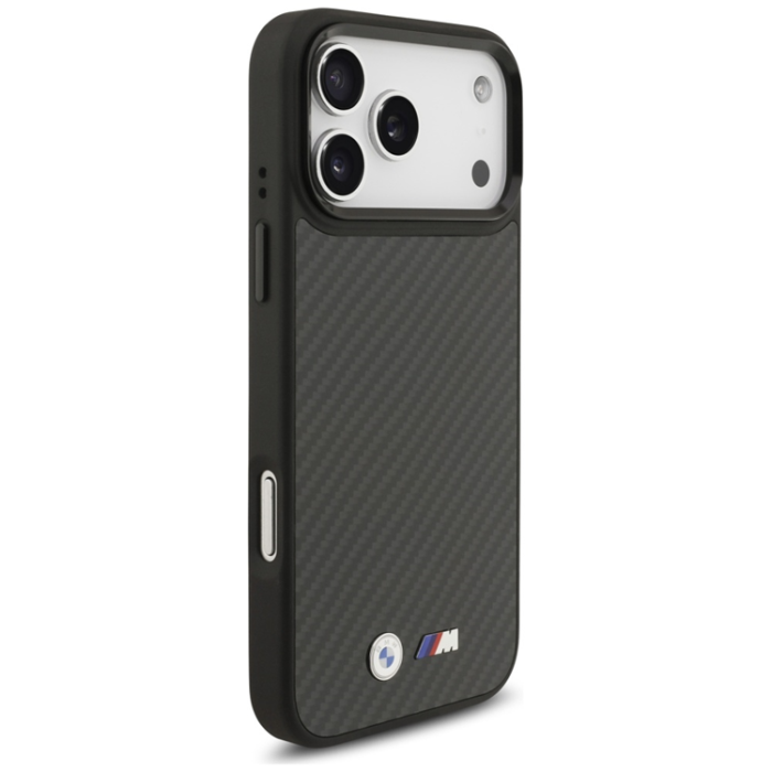 BMW - BMW iPhone 17 Pro Mobilskal Magsafe Kevlar - Matte Svart