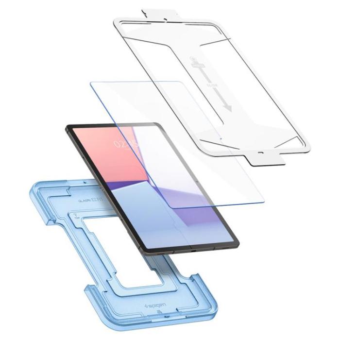 UTGATT - Spigen Galaxy Tab S9 Ultra Härdat Glas Skärmskydd EZ Fit
