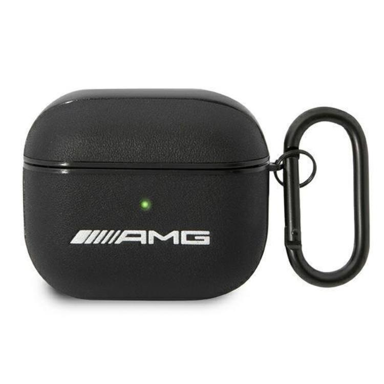AMG AirPods 3 Skal Läder Big Logo - Svart | 2353 | AlltMobil