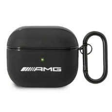 Mercedes - AMG AirPods 3 Skal L&auml;der Big Logo - Svart