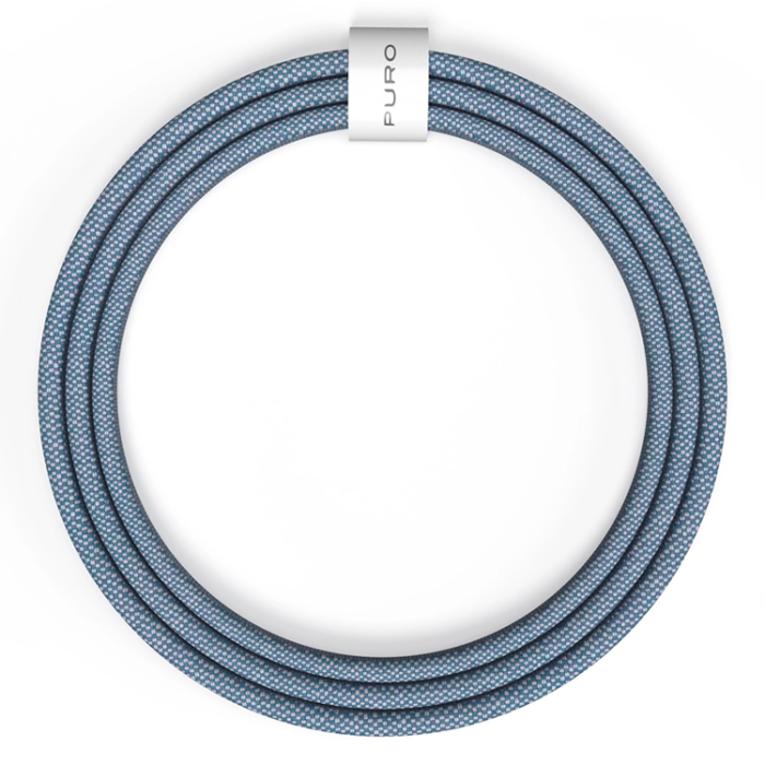 Puro - Puro USB-C Till USB-C Kabel 1.5m Fabrik - Blå