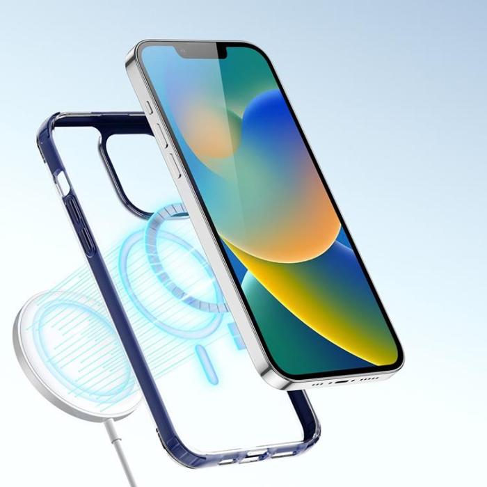 Dux Ducis - Dux Ducis iPhone 14 Plus Skal MagSafe Clin2 Magnetic - Blå