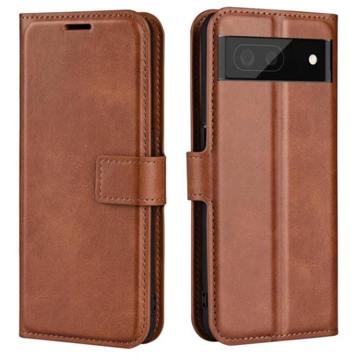 A-One Brand - Google Pixel 7 Plånboksfodral Drop-Proof PU Läder - Brun