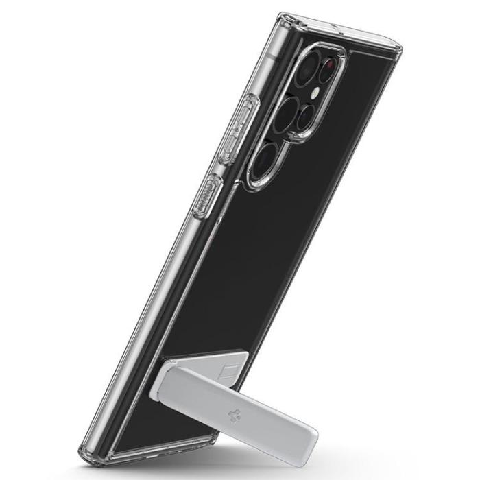 UTGATT5 - Spigen Ultra Hybrid S Skal Galaxy S22 Ultra - Crystal Clear