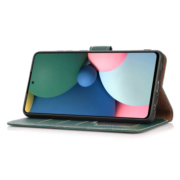 UTGATT - iPhone 15 Pro Plånboksfodral Vikbart - Grön