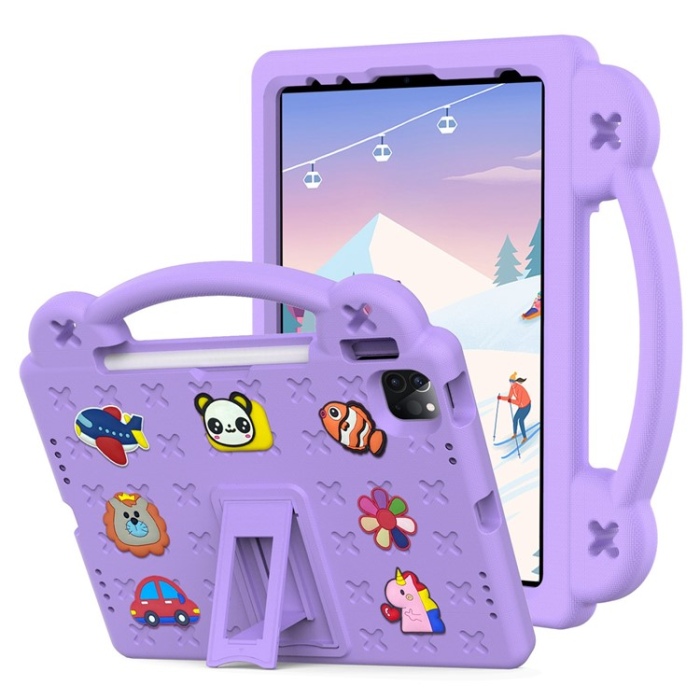 A-One Brand - iPad Pro 11 (2018/2020/2021/2022) Skal EVA Kickstand Shockproof - Lila
