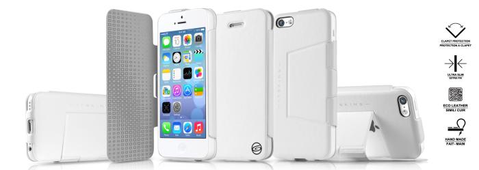 ItSkins - ITSkins Plume väska till Apple iPhone 5C (Vit)