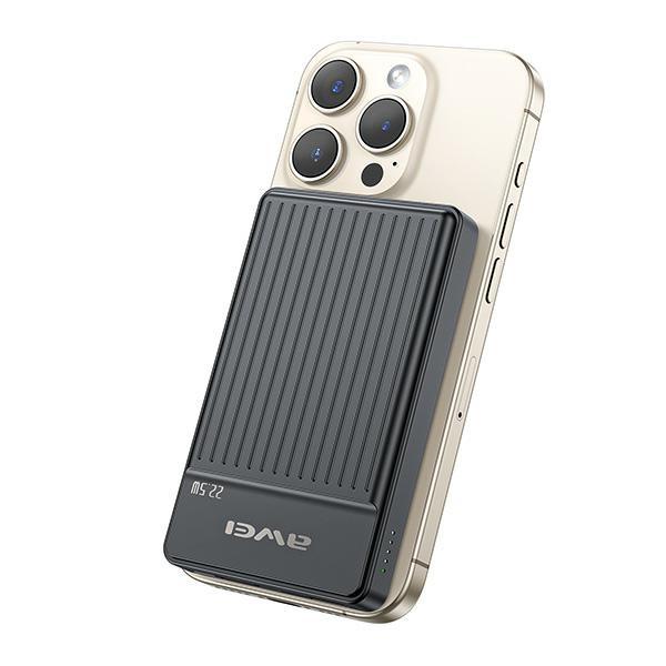 Awei Magsafe Powerbank 10000mAh 22.5W - Svart | 505295 | AlltMobil