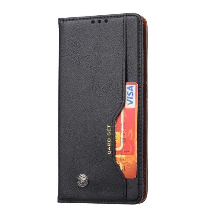 A-One Brand - Auto-absorbed Läder Plånboksfodral Xiaomi Poco X3 / X3 Pro / X3 NFC - Svart