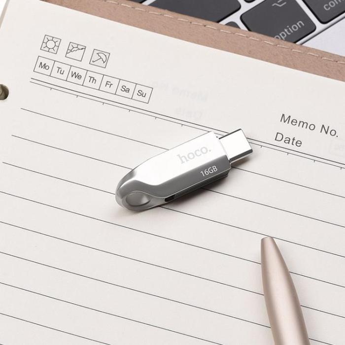 Hoco - Hoco Pendrive 16GB USB-A, USB-C UD8 USB 3.0