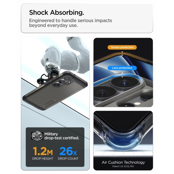 Spigen - Spigen Mobilskal För Galaxy S26 Ultra MagSafe Tough Armor - Gunmetal