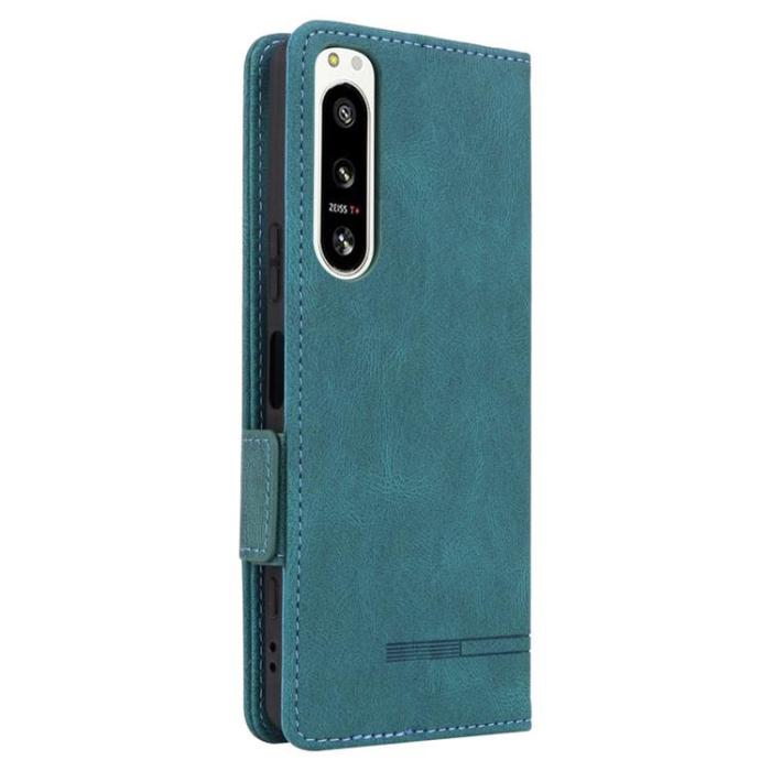 A-One Brand - Sony Xperia 5 IV Plånboksfodral Decor Magnetic Clasp - Grön