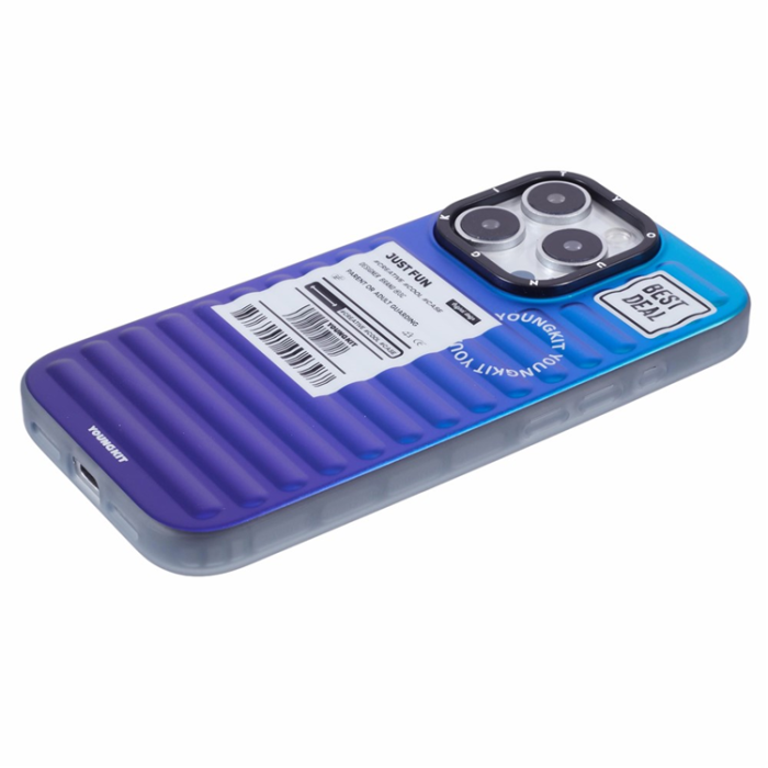 YOUNGKIT - YOUNGKIT iPhone 16 Pro Mobilskal Suitcase Style - Flerfärgad