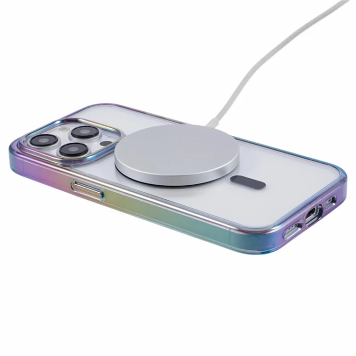 KIGC - KIGC iPhone 15 Pro Mobilskal Magsafe Dazzling Color - Svart