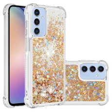 A-One Brand - Mobilskal till Galaxy A17/A26 Glitter Quicksand TPU - Guld