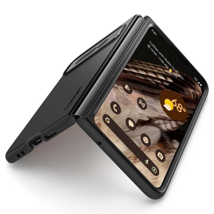 UTGATT - Spigen Google Pixel Fold Mobilskal Thin Fit - Svart