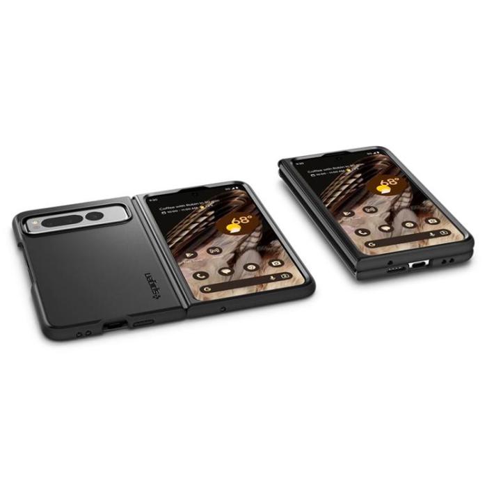 UTGATT - Spigen Google Pixel Fold Mobilskal Thin Fit - Svart