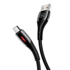 USAMS - USAMS Kabel fl&auml;tad U-Tone microUSB 1.2m svart SJ346USB01