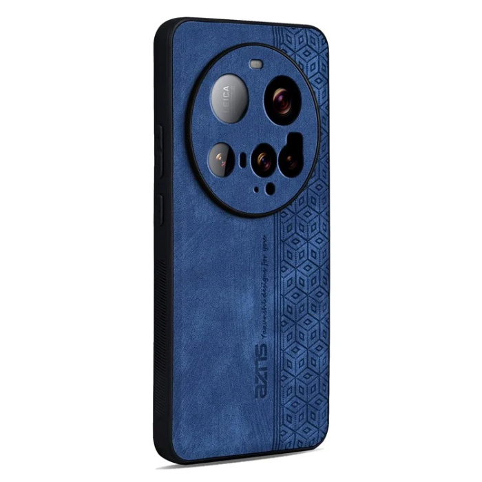 AZNS - Azns Xiaomi 15 Ultra Mobilskal Läder Shell - Blå