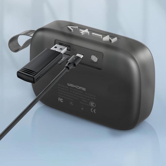 UTGATT5 - WK Design Bärbar Trådlös Bluetooth 5.0 - Svart