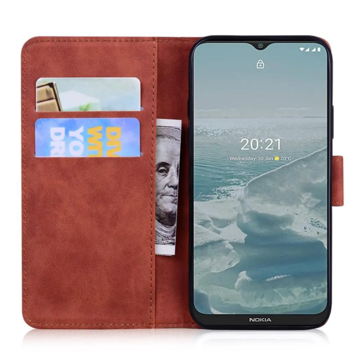 Taltech - Google Pixel 7 Pro Plånboksfodral Premium - Brun