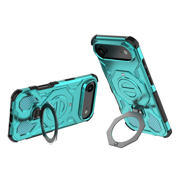 A-One Brand - iPhone 17 Air Mobilskal Rotating Kickstand - Babyblå