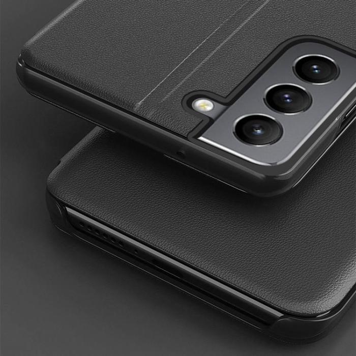 Ruhtel - Eco Läder View Fodral Galaxy S22 Plus - Blå