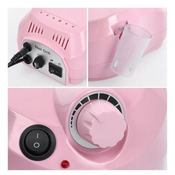 OEM - Professionell Manikyrmaskin Nagelborr MJ120 - Rosa