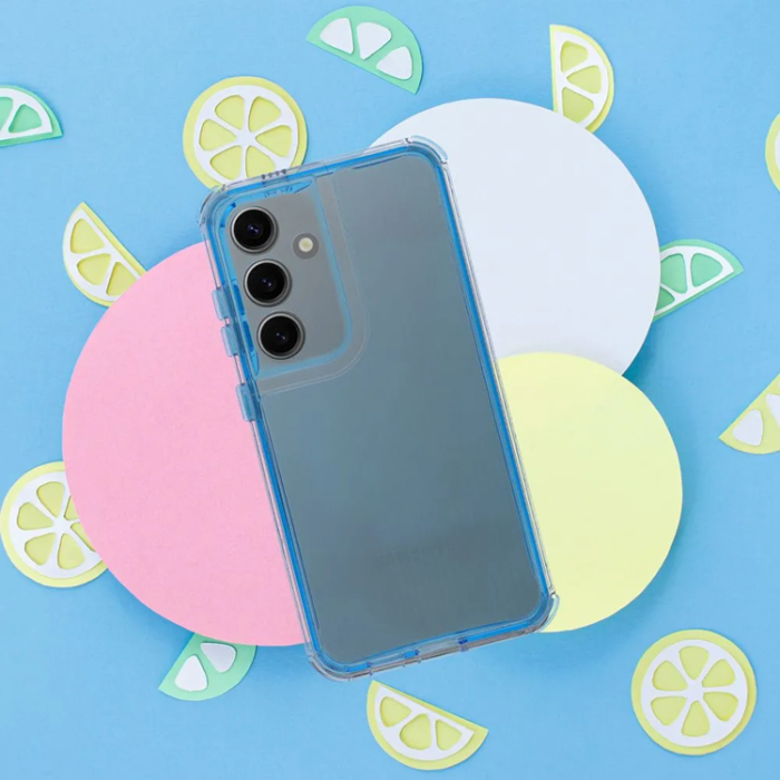 OEM - Xiaomi Redmi Note 14 5G Mobilskal Matrix Clear - Blå