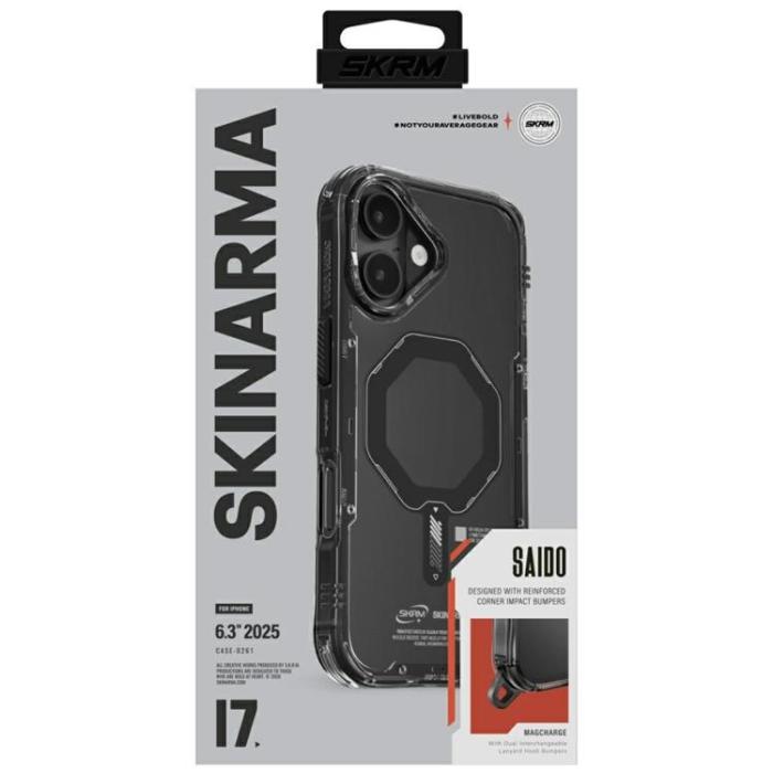Skinarma - Skinarma iPhone 17 Mobilskal MagSafe Saido - Svart