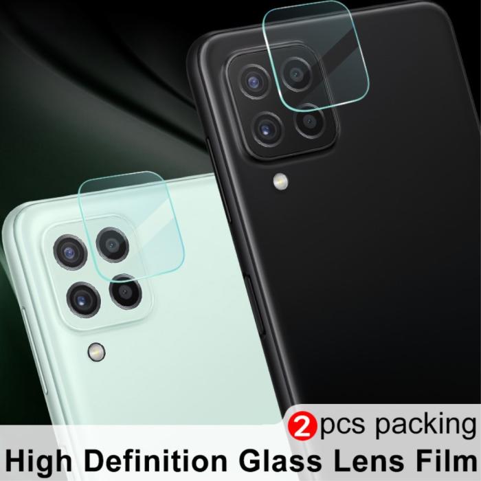 OEM - [2-PACK] Kameralinsskydd i Härdat Glas Samsung Galaxy A22 4G - Clear