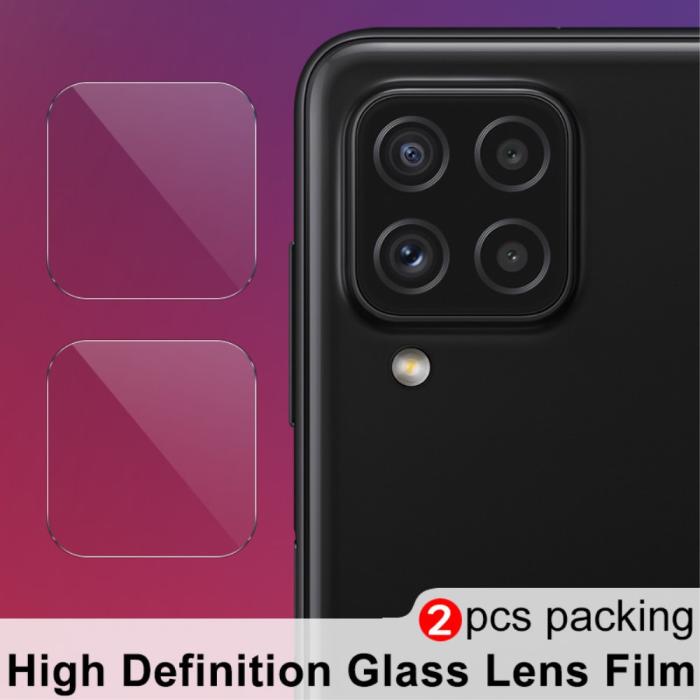 OEM - [2-PACK] Kameralinsskydd i Härdat Glas Samsung Galaxy A22 4G - Clear
