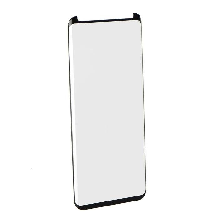 Forcell - 5D Härdat Glas Skärmskydd till Samsung Galaxy S8 (Case friendly) Svart