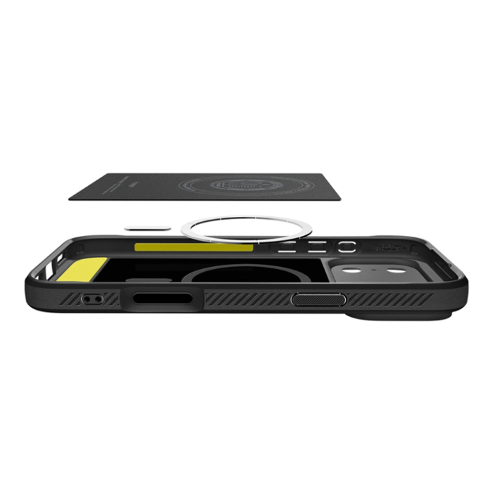 Spigen - Spigen iPhone 17 Pro Mobilskal Magsafe Rugged Armor - Matte Svart